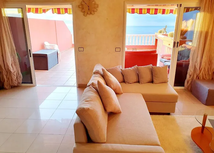 アパート Fantastic View Terrace By Dream Homes Tenerife プエルト・デ・サンティアゴ